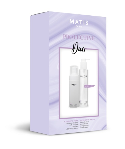 Matis Paris PROTECTIVE DUO - Zestaw Pianka Oczyszczająca 150ml + Woda Micelarna 200ml Matis Paris PROTECTIVE DUO - Zestaw Pianka Oczyszczająca 150ml + Woda Micelarna 200ml